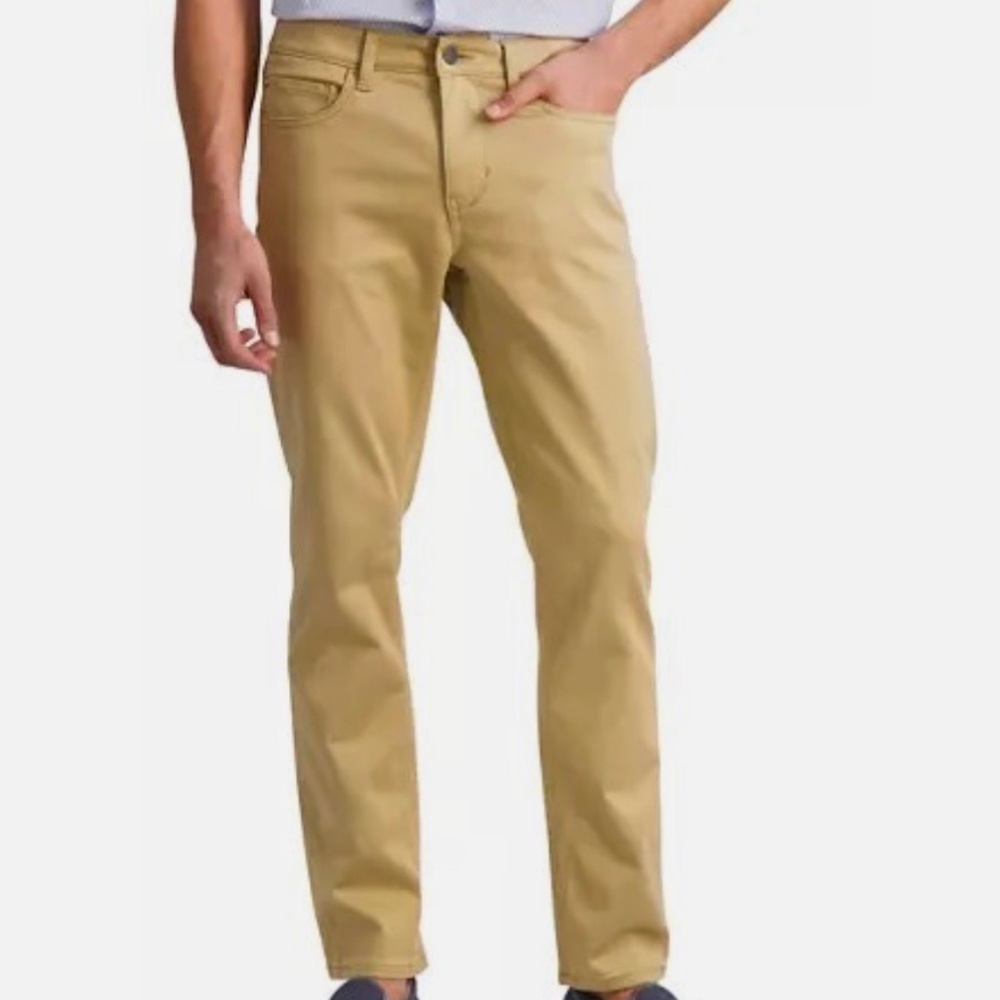 Ben Sherman Men's 5 Pocket Traveler Pants Sand Khaki Tan